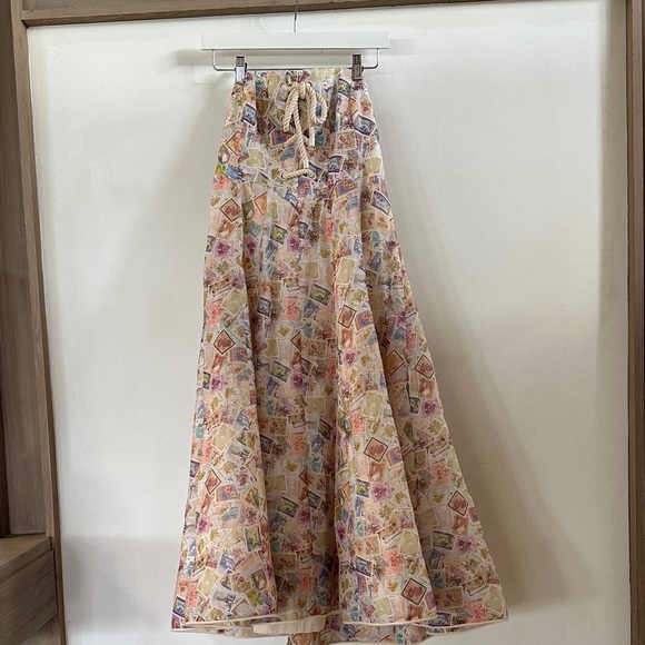 Zimmermann Dresses & Skirts - Zimmermann Silk+Linen Strapless Dress (M)